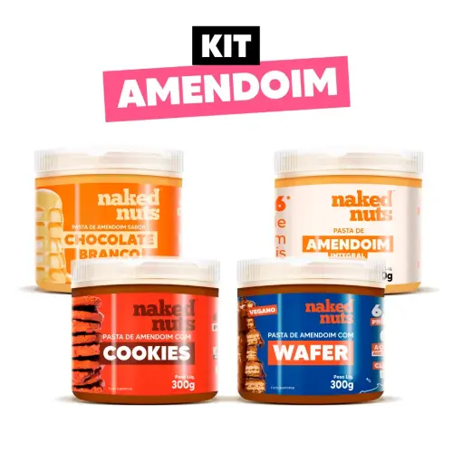 Kit Amendoim - Naked Nuts
