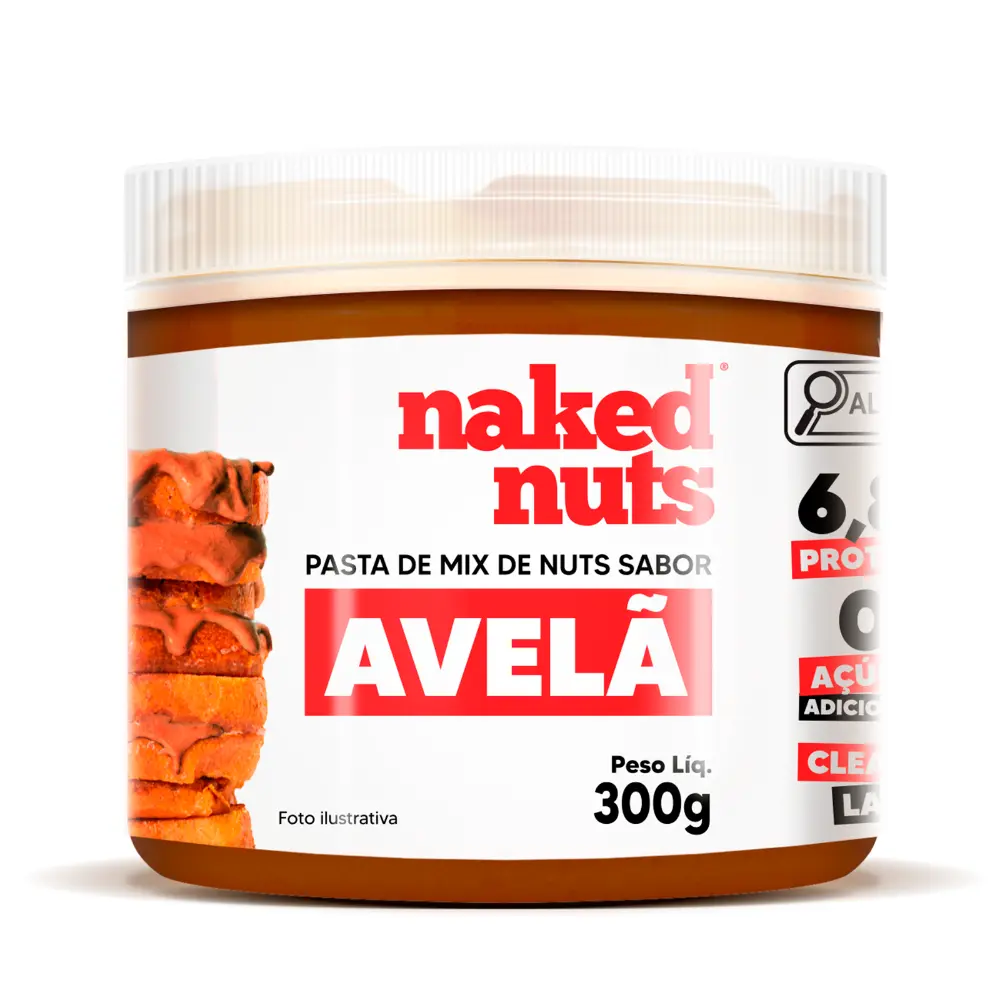 Pasta de Mix de Nuts Sabor Avelã