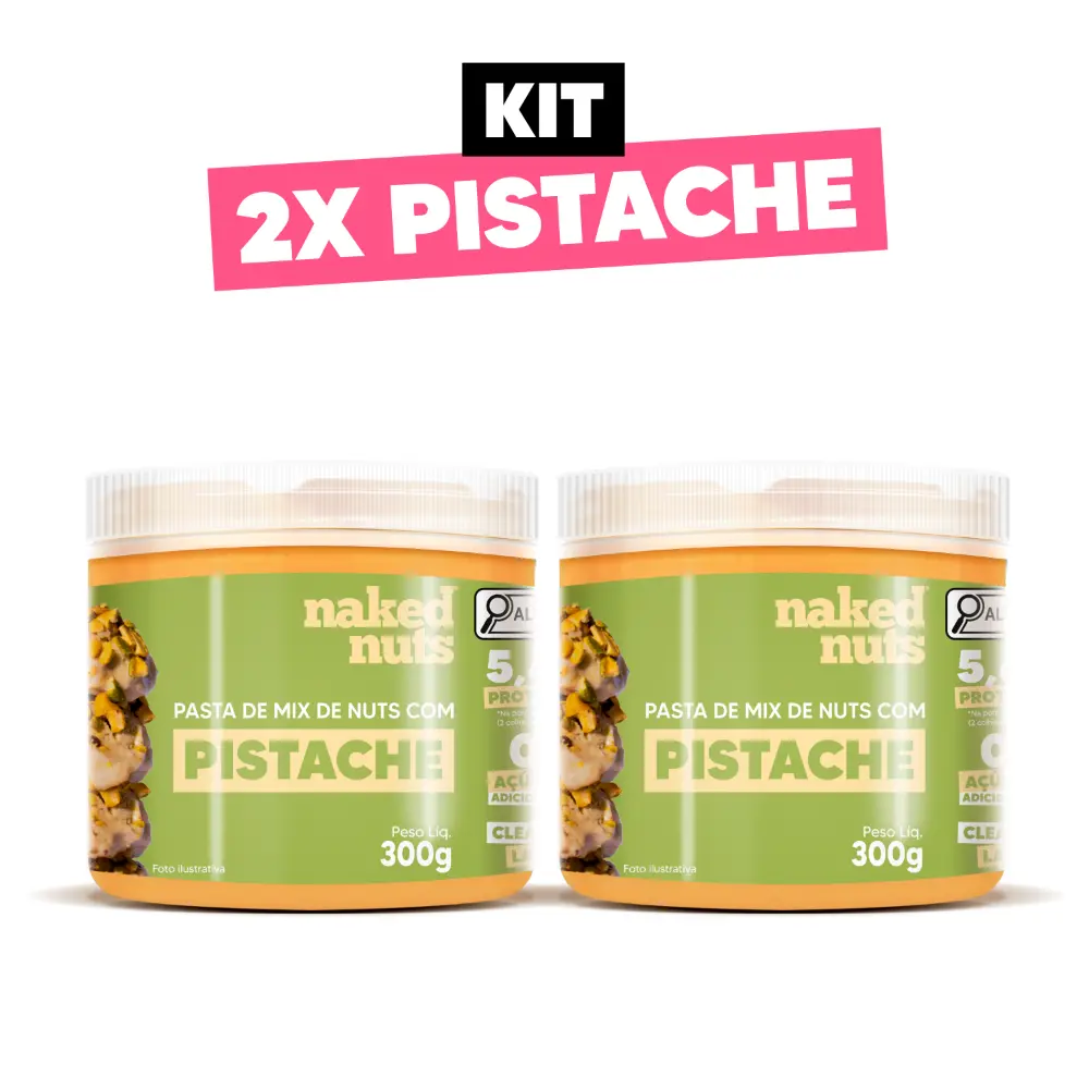 Kit 2x Pistache - Naked Nuts