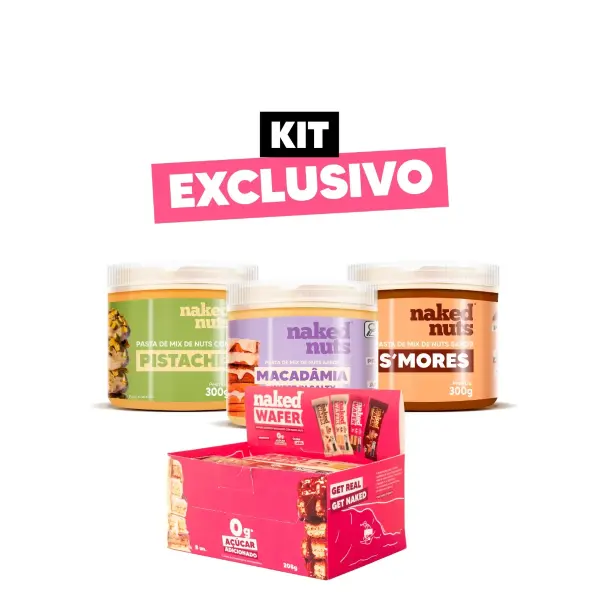 Kit Exclusivo Naked Nuts
