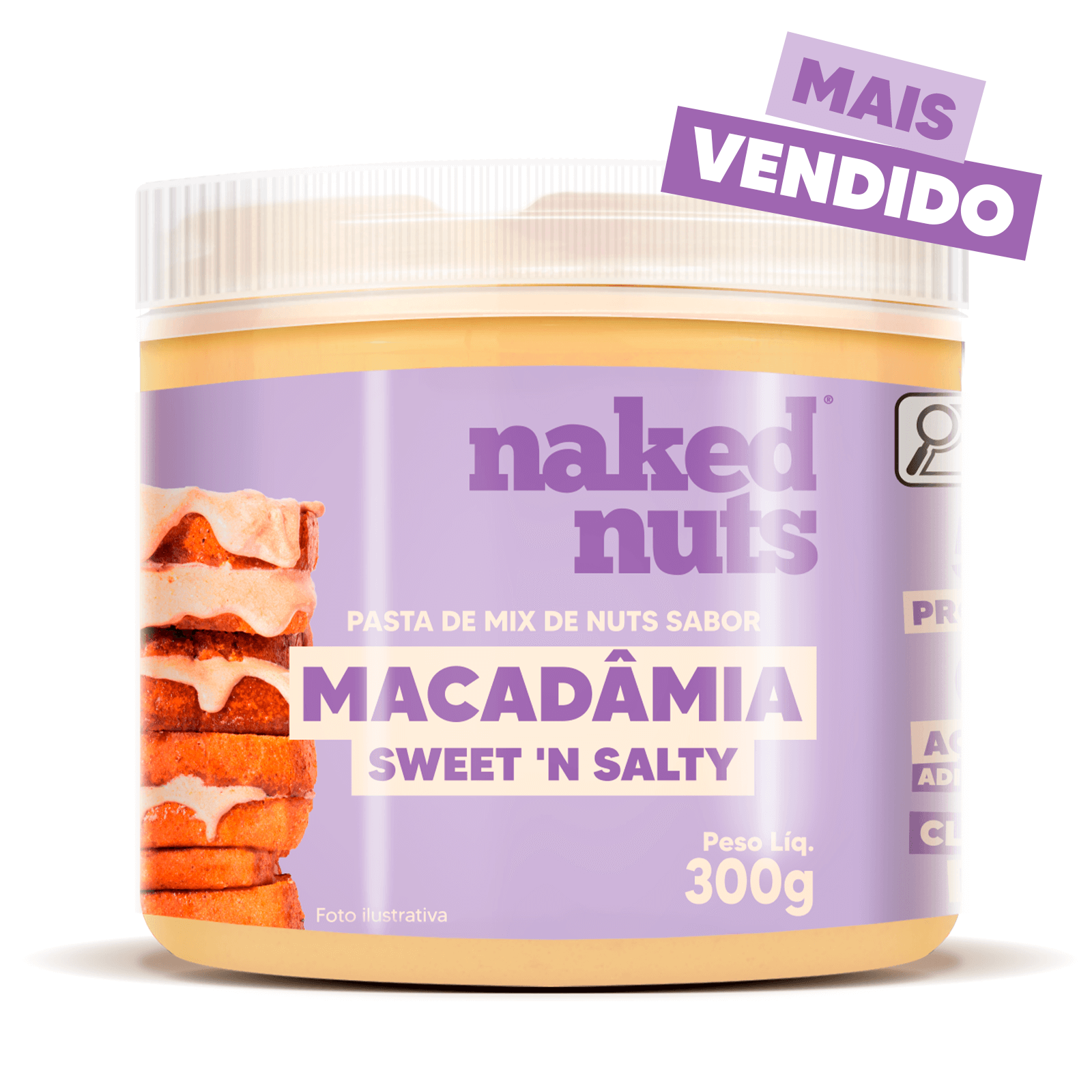 Pasta de Mix de Nuts Sabor Macadâmia